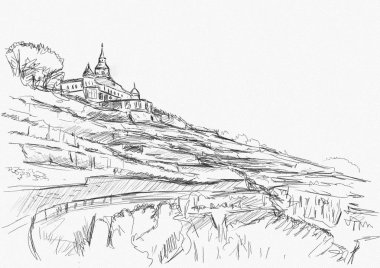 Spitzhaus Radebeul sketch