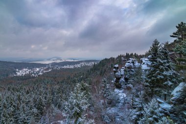 Jonsdorf mountains in saxony