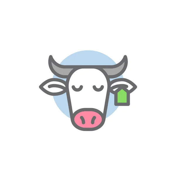 Иллюстрация икон коровы . Векторная Графика
