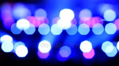 Disko ışıkları odak. Soyut bokeh.