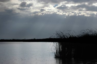 Fırtınalı bulutlar ve yağmur