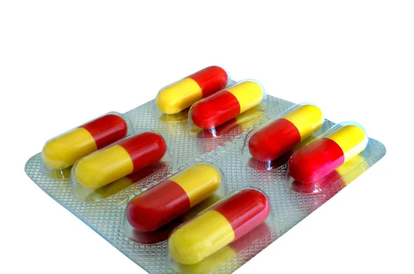 Antibiotikum tabletták — Stock Fotó