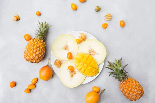 Ananas, Mango, Kamkat ve kavun