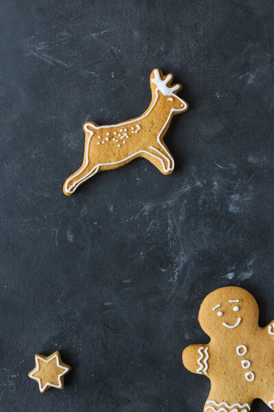 gingerbread cookies and berries