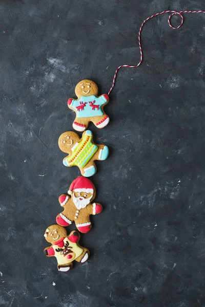 colored glazed gingerbreads