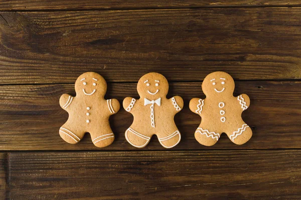 Vánoční zázvorové sušenky — Stock fotografie