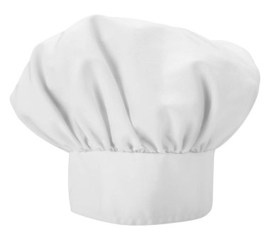 Beyaz bir arka plan üzerinde izole şefler şapka
