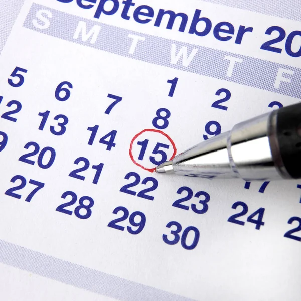 A Calendar Date — Stock Photo, Image