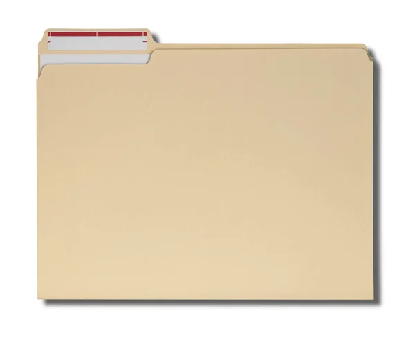 Manila folder with some documents in it — Stock Photo, Image