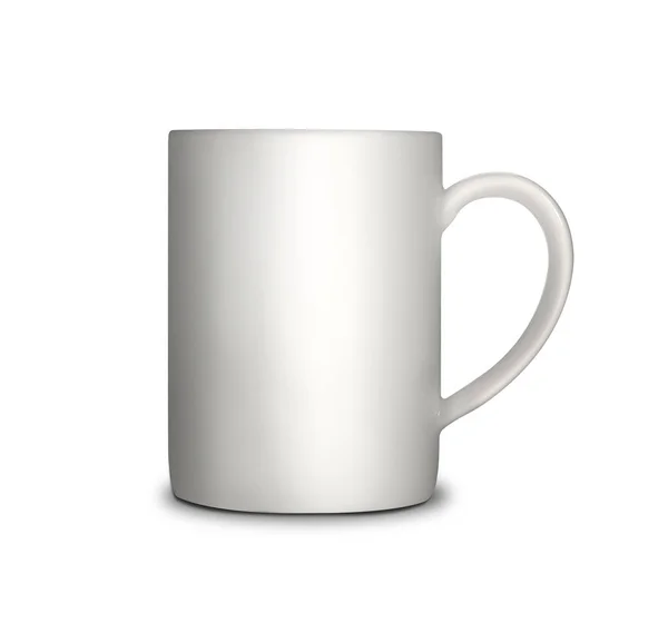 Valkoinen kahvikuppi — kuvapankkivalokuva