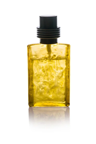 Frasco de perfume aislado de fondo blanco — Foto de Stock