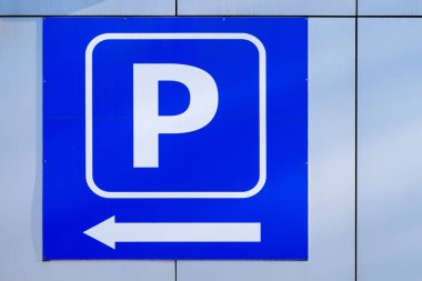 İşareti duvara otopark