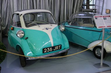 Moskova, Rusya - 3 Haziran 2017: Moskova Müzesi retro otomobil