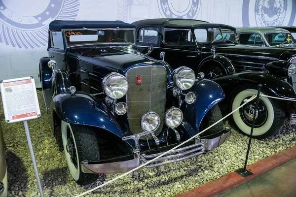 МОСКВА, РОССИЯ - 3 июня 2017 года: Московский музей ретро автомобилей — стоковое фото