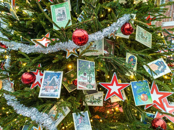 Moskova'da Noel ve Yeni Yıl dekorasyonu