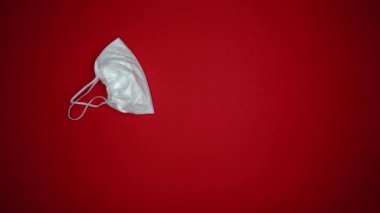 Coronavirus covid - 19 Salgın 4K Sağlığınız için maske takın. Koronavirüsü durdurun. Ellerini yıka.