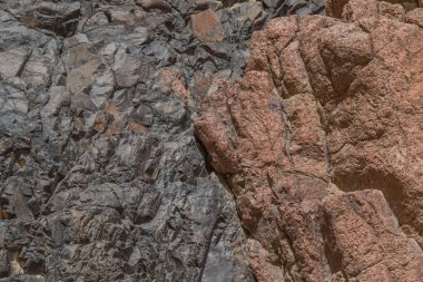 Mısır'daki Kanyonu. Mısır, Sina Çölü, renkli Kanyon dağlar