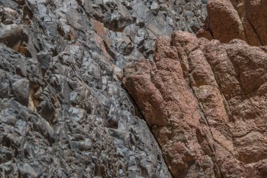 Mısır'daki Kanyonu. Mısır, Sina Çölü, renkli Kanyon dağlar