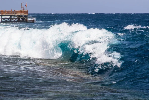 Büyük Dalgalar Deniz — Stok fotoğraf