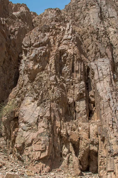 Canion Egipt Egiptul Munții Deșertului Sinai Canionul Colorat — Fotografie, imagine de stoc