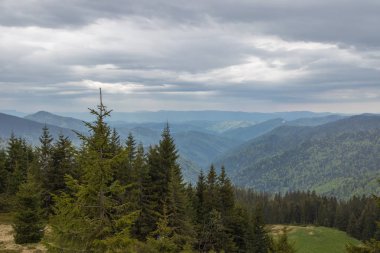 Dağ aralığı Marmarosa. Pip Ivan Dağı. Karpatlar 