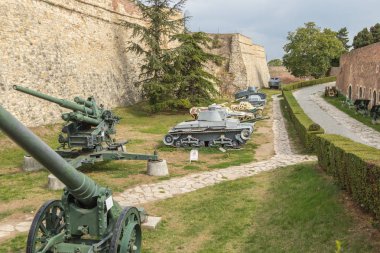 Sırbistan 'ın Belgrad kentindeki Kalemegdan kalesi
