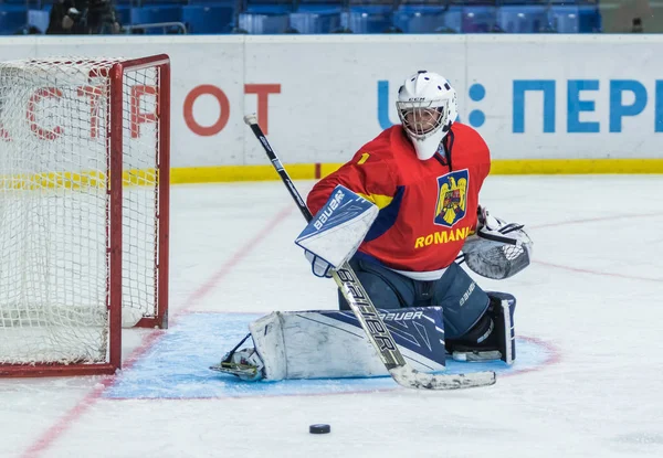 Kijów Ukraina Kwietnia 2018 2018 Iihf Ice Hockey U18 Mistrzostwa — Zdjęcie stockowe