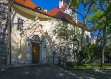 Bratislava, Slovakya eski Gotik Kilisesi