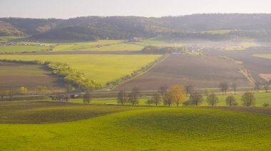 Arka plan dağlarda, Mısır alan yatay