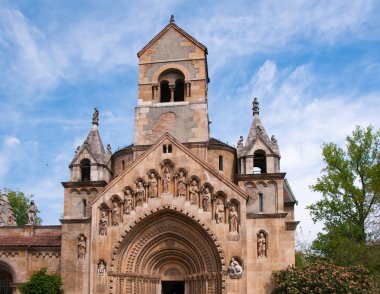 Şapel Vajdahunyad Castle, City Park Budapeşte, Macaristan