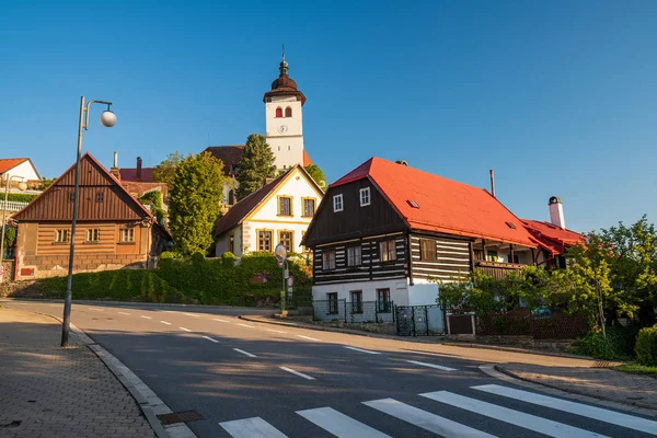 Street view of Nove Mesto nad Metuji, República Checa — Foto de Stock