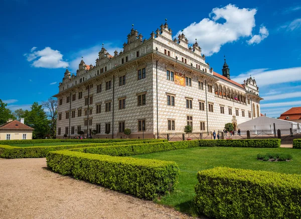 Malebný pohled na hrad Litomyšl, Česká republika — Stock fotografie