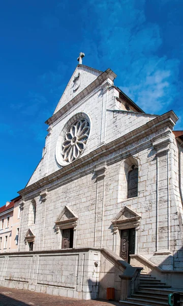 Fasade Annecy Cathedral Saint Pierre France Church Erected Beginning 16Th — Stock Photo, Image