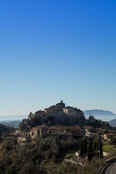 Vista da cidade de Cottanello — Fotografia de Stock