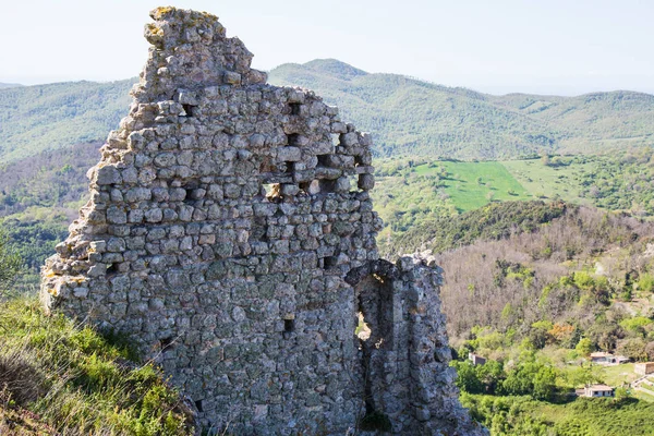 Ruinerne af Rocca dei Frangipane - Stock-foto