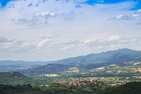 Panorama del campo del Lacio — Foto de Stock