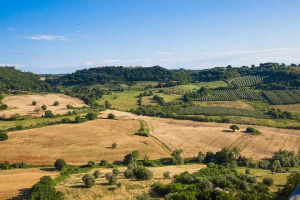 Viterbo çevresindeki kırsal görünümü — Stok fotoğraf