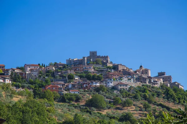 Vista da cidade de Torre Cajetani — Fotografia de Stock
