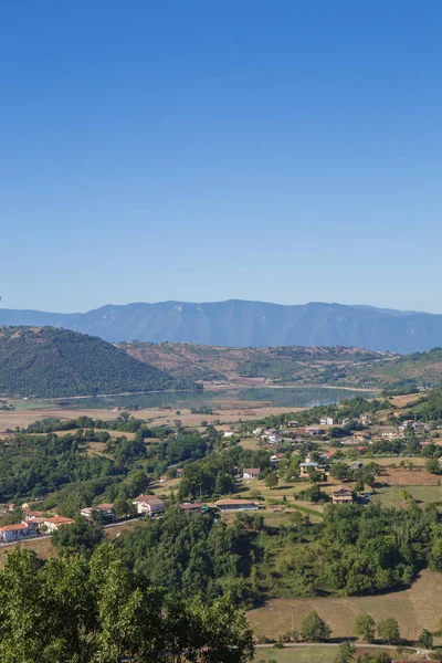 Panorama of Lake Canterno — Stock Photo, Image