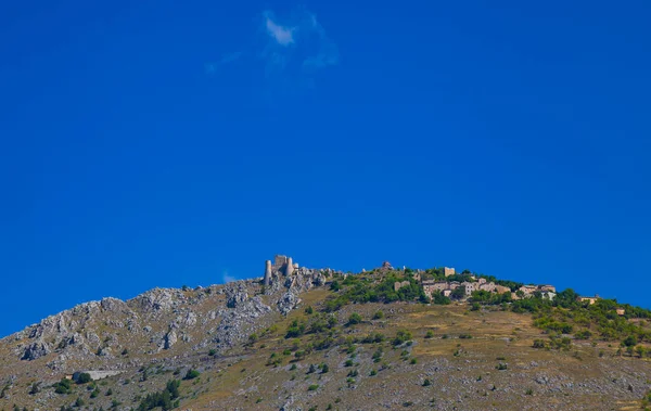 Fästningen Rocca Calascio Ligger 1460 Meter Över Havet Abruzzo — Stockfoto