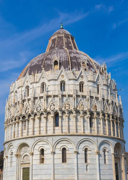 Blick Auf Das Baptisterium Auf Der Piazza Del Duomo Pisa — Stockfoto