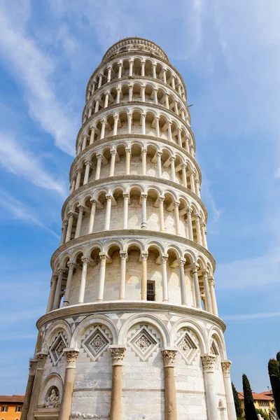 Ferde Torony Vagy Pisai Torony Katedrális Harangtornya Pisai Piazza Del — Stock Fotó
