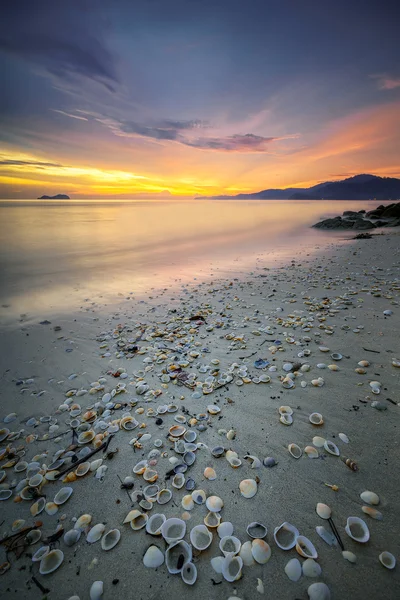 Sunset Beach Sungai Batu — Stock Fotó