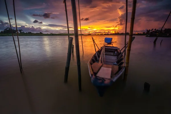 La barca dei pescatori — Foto Stock