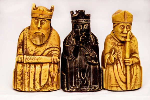 Figuras de ajedrez cerámica — Foto de Stock