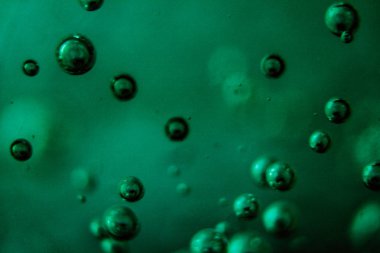 Yeşil Cam Küre hava kabarcıkları