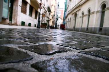 Asfalt doku kömür topakları