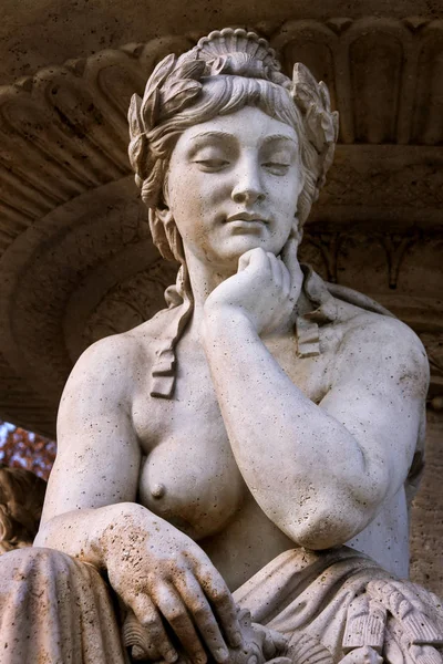 Θραύσμα άγαλμα Danubius σιντριβάνι — Φωτογραφία Αρχείου