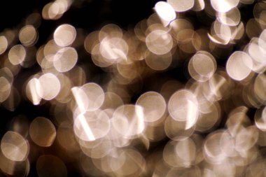 Bokeh etkisi arka plan, siyah backgrou ile ışığın yansıması