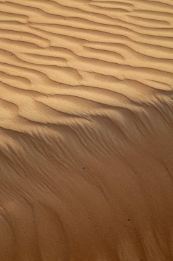 Çöl ve kum tepelerinin ölçekli arkaplanları, Dubai, Emirlikler